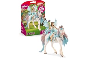 Schleich 70569 Fée Eyela avec Licorne de Princesse (bayala) Multicolore