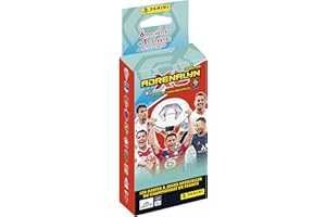 Panini France SA Ligue 1 Uber Eats Adrenalyn XL 2021-22 Trading Cards - Confezione da 6 buste + 1 omaggio