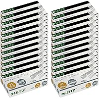 Maxi Bonus Pack 20 + 2 Esselte Leitz Heftklammer, 24/6 mm, verzinkt, 22.000 Stück (20 + 2 x 1000 Stück) (22, 24/6)