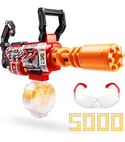 ZURU X-Shot Hyper Gel Clutch Blaster – Pistolet à Gélatines 5000 Billes – Recharge En Vrac – Jeu De Combat Hydro – Dès 14 Ans – Sans Pile