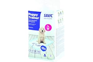 Savic Ersatzpads für Puppy Trainer-Hundetoilette, Größe L, 60 x 45 cm, 30 Stück