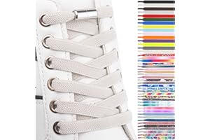 SULPO Elastic shoelaces without ties, flat, with twist closure