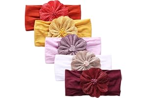 COUXILY Diadema de Turbante Algodón Anudado Cabeza Envolturas del Bebé Cabezal de estiramiento para niñas bebé niño (A03)