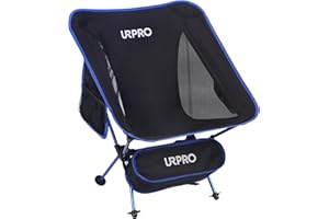 URPRO Outdoor Ultralight Portable Folding Chairs with Carry Bag Heavy Duty 145kgs Capacity Collapsible Chair Camping Folding Chairs Beach Chairs