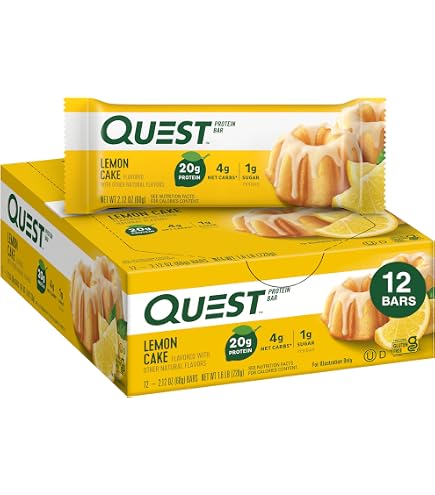 48 Birthday Cake Quest Protein Bars - 21g Protein, Gluten-Free, Low Carb Snack