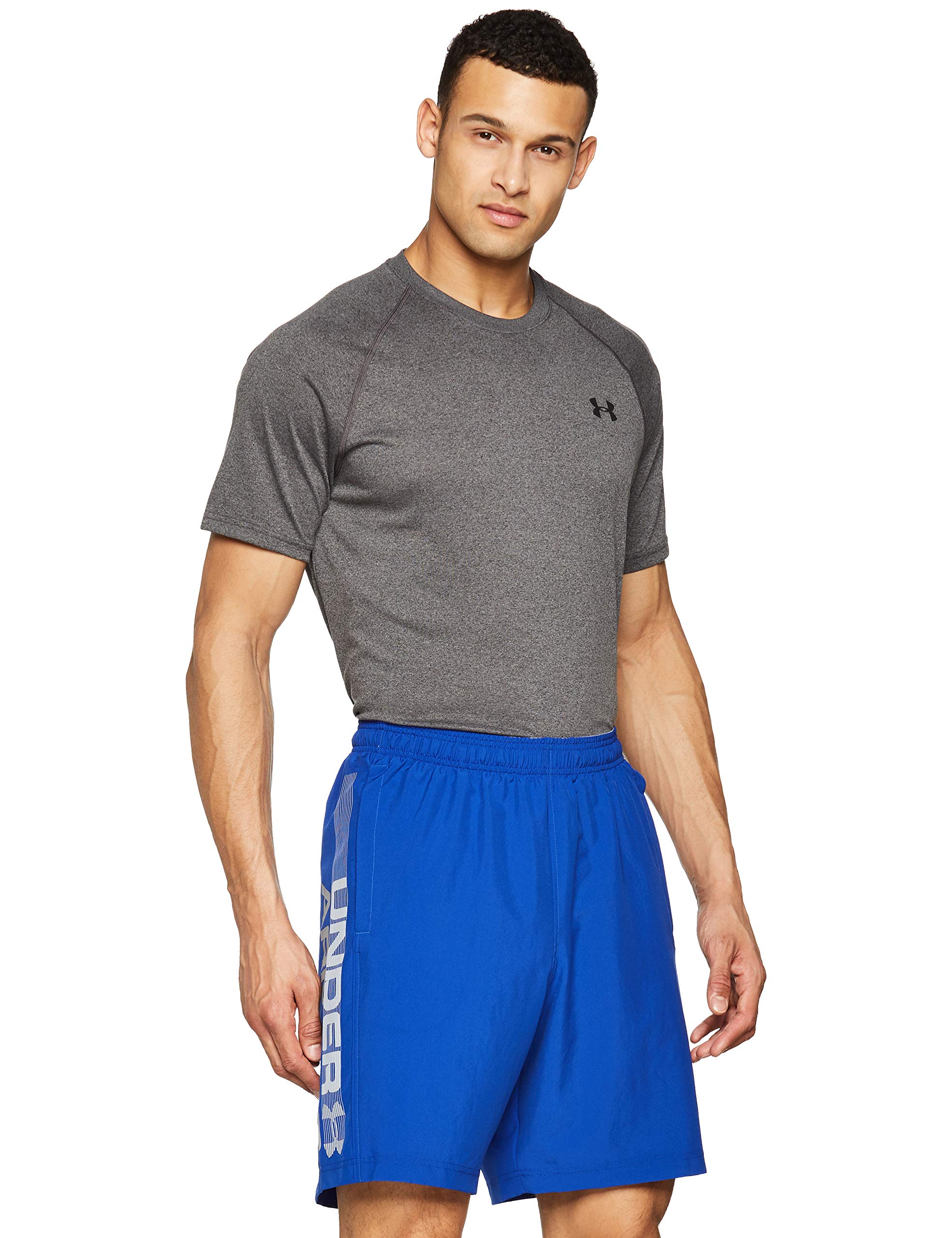 pantaloncini under armour blu