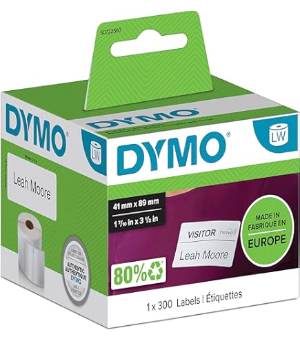LEYF Dymo etiketten voor labelwriter 11354-2 rol verpakking etiketten