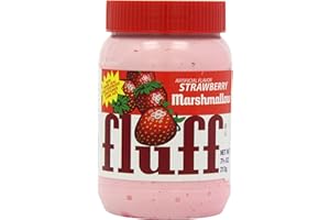 ROCKY MOUNTAIN Fluff Marshmallow Fraise, 212 g (lot de 4)
