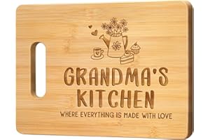 CHERIGIFT Cheri Gift Grandma Gift, Grandma Birthday Gift, Unique Grandma Chopping Board, Funny Kitchen Gift for Grandma Grandmother Nanny Nan Nana, Best Grandma Gift for Birthday Mother Day Christmas