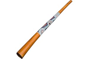 Australian Treasures - Didgeridoo 130cm - legno - con dipinti aborigeni - didgeridoo per principianti