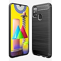 Amazon Brand - Solimo Mobile Cover (Soft & Flexible Back case) for Samsung Galaxy M31 (Black)