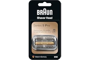 Braun Seria 9 Pro głowica goląca do golarki elektrycznej, oryginalna część zamienna producenta pasująca do golarek męskich Braun Series 9 Pro, 94 m, chrom, 1 sztuka, opakowanie kartonowe bez nadruku