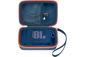 Tragetasche Kompatibel mit JBL Go 4 - tragbarer Bluetooth-Lautsprecher Box Pro Sound, Auch für Go 3/Go3 Eco/Go2 Wasserdichter Mini Wireless Lautsprecher - Nur der Fall (Blau)