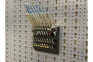 C3E Halterung für 50 Bits für Küpper Lochwand und Eurolochwand 45 mm Lochwand zubehör Systemhalter