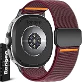 Rongep [Stretch Loop] Samsung ile Uyumlu Galaxy Watch 8 44mm/40mm/Classic 46mm i&ccedil;in Kordon Manyetik Tokalı Galaxy Watch 8 Kor