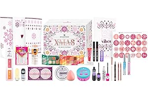 ‎ESSENCE COSMETICS Essence XMAS Treasure Box DIY Adventskalender, ohne Parabene, mit Urea, limitierte Edition, 1er Pack