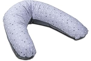 P'tit Lit - Fodera per Cuscino Gravidanza - Per Cuscino Gravidanza e Allattamento - 100% Cotone : Soffice e Comodo - Impermeabile - Oeko-Tex