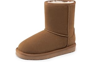 DREAM PAIRS Bottes de Neige pour Enfants Confortable Bottes de Hiver Pratique et Chaude Shorty-K