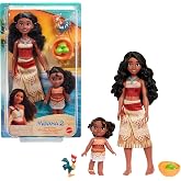 Mattel Disney Moana 2 Moana & Simea 2&rsquo;li Paket, 3Y+, JBT41