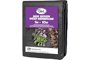 Membrane en tissu Groundmaster de 10 m pour le contrôle des mauvaises herbes 1m x 10m