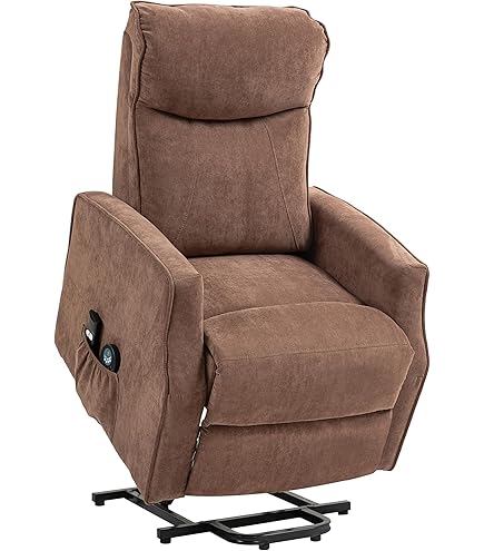 Poltrona Relax Elettrica EVERGREENWEB Con Poggiapiedi - Tessuto Grigio, 150 Kg - Foto 5