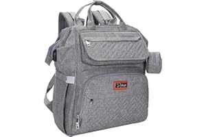 FLEX VALUE Flex Baby Diaper Changing Backpack With Portable Mat | Hospital Bag | Multifunction Mummy Bag With Pacifier Pouch & Hidden Pocket | USB Charging Interface