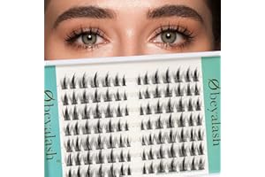 Manga Lashes Individual Cluster Lashes 98pcs Anime Lashes Natural Look Thin Cotton Band Manga Eyelashes 8-13mm Japanese Asian Natural Eyelashes Soft and Light Korean Anime Eyelashes by Obeyalash