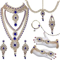 Buy Lucky Jewellery Designer Gold Plated Dulhan Bridal Jewelry Set ...