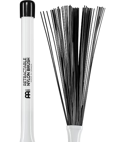 Stagg SBRU15-RN Brosses Polybristle Nylon Avec Poignée Caoutchouc Pour Batterie