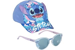 Cartelyn Stitch - Lilo y Stitch - Gorro con Orejas, Ropa, Gorra Infantil, Gorras, Visera de Tenis - Accesorios Deportivas y Gafas de Sol Infantiles - Regalos para niña