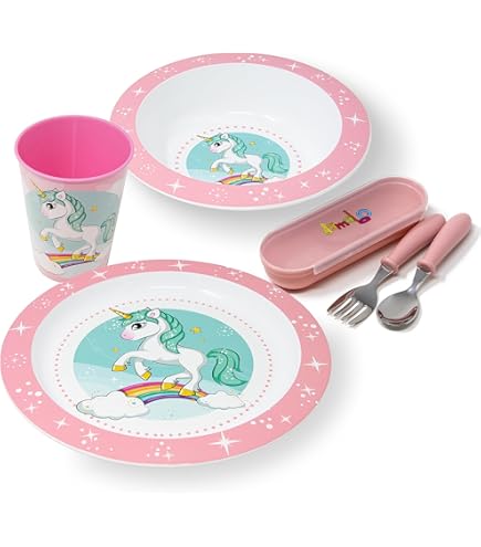 Set Stoviglie Peppa Pig Koziol - 3 Piatti + Ciotola + Tazza Per Bambini - Foto 2