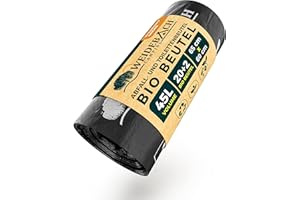 WEIDEBACH® 22 or 44 pieces biodegradable toilet bags, 35.2 oz compost toilet bags, camping toilet bags, 100% waterproof camping toilet bags for poo, emergency toilet bags for all common camping toilets