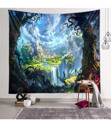 Universo Arazzo Da Parete,Tapestry Wall Hanging Con Varie Fantasie