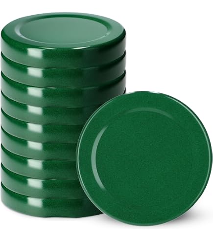 20 Coperchi Twist-Off 100 Mm Per Barattoli - Multicolore, Per Marmellate E Conserve