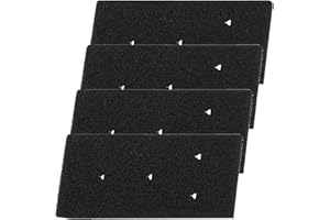 Heltrappe 4X Filtre pour sèche-Linge Bauknecht Privileg Whirlpool HX 481010716911 | 230 x 115 x 14 mm | Filtre éponge | Séchoir à Condensation [Classe énergétique A]