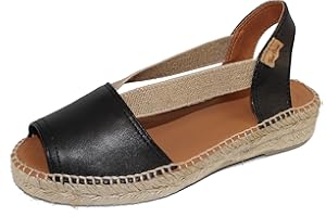 TONI PONS ETNA - Espadrille pour Femmes dans des Tons Unis de en Cuir.