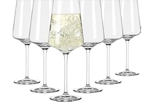 RITZENHOFF 6301002 Bicchiere da vino bianco 400 ml - Serie Lichtweiss - 6 pezzi in un set regalo - Elegantemente moderno - Made in Germany