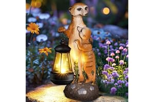 LINKAX Figuras Solares de Jardín, Decoración de Jardín para Exteriores