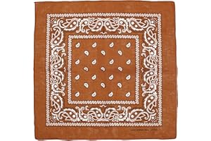 Zac's Alter Ego Bandana de cow-boy style rétro cachemire