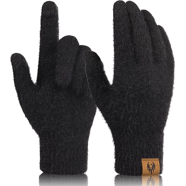 Gants D'Hiver Chauds Pour Femme - Doublure Polaire Thermique - Écran Tactile - Taille Unique - Idéal Ski, Vélo, Cadeau
