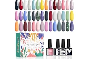 ‎PHOENIXY Phoenixy 21 Farben Gel Nagellack Set Schellack Nagellack Starterset