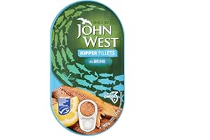 John West Kippers Brine, Pack of 10