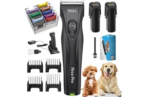 ‎AGRARZONE Agrarzone Edition Wahl Moser Arco Pro Hundeschermaschine 2x Akku - Aufsteckkamm Set und Akku -Schermaschine Hund mit hervorragender Leistung - Rasierer, Trimmer, Tierhaarschneider Pfoten & Katzen