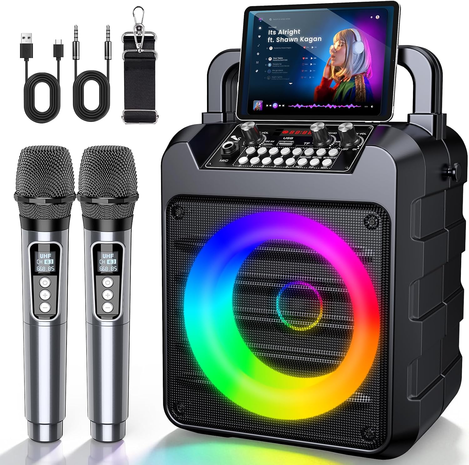 Faut-il Acheter le Dislocati Karaoke Machine with 2 Wireless Mic (Sélection) ? Notre Avis