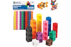 Learning Resources Mathlink Cubes, Educational Counting Toy, Set of 100 Cubes Multicolor (100 pieces)