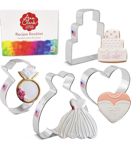 Ann Clark Cookie Cutters Stampino per biscotti in vetro di champagne, 10,8 cm