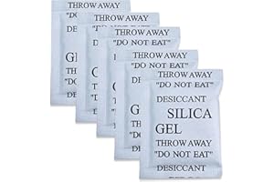 Sentinel Home 50 sacs anti-humidité en gel de silice, petits (1 g) et non toxiques