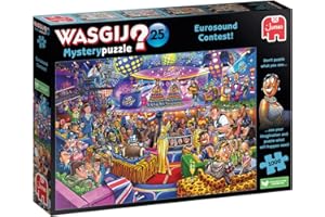 Jumbo, Wasgij, Mystery 25 - Eurosound Contest!, unikalne puzzle kolekcjonerskie dla dorosłych, 1000 elementów