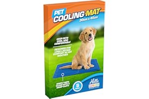 Vivo Technologies Hello Summer Dog Cooling Mat - Non-Toxic Gel Self Cooling Pad, Ideal for Dogs in Hot Summer - Small 30 x 40cm