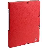 Exacompta 50305E Premium Sammelbox aufgebaut mit Gummizug 25 mm breit aus extra starkem Colorspan-Karton mit…